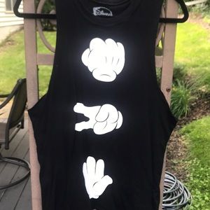 mickey mouse muscle tee